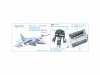Quinta Studio QDS-72134 AV-8B late 3D-Printed coloured Interior on decal paper (Hasegawa) (small version) 1/72